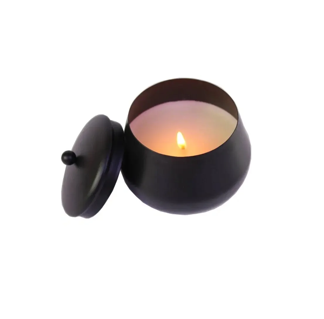 Luxury Scented Candle Handmade Decorative Premium Jar With Lid  Gold Color Manufacturer Wholesaler