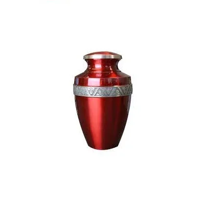 Top Quality Funeral Supplies Factory Price Casket Metal Funeral Urn Cremation Human Pet Ashes Itinerary for Export