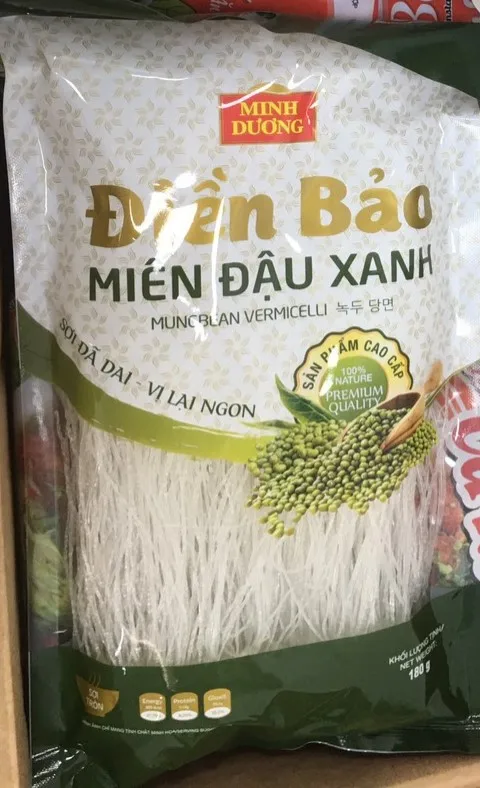 Green bean vermicelli Vermicelles de haricot mungo 180gr