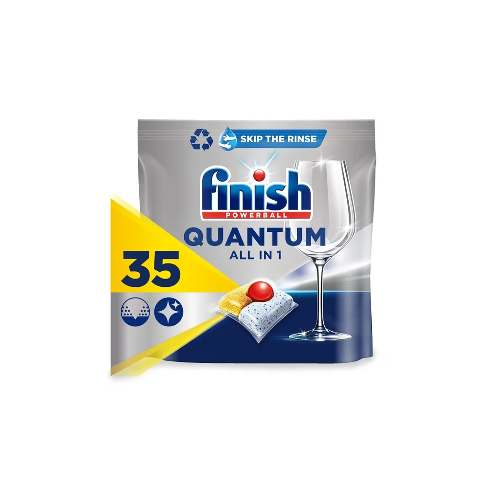 Efficient 35-Cap Pack Finish Powerball Quantum All in 1, Lemon Sparkle