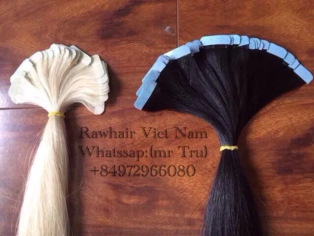 Wholesale 100% Virgin Remy Human Extention Hair Real Human Hair For Resell Tape Hair Extensions