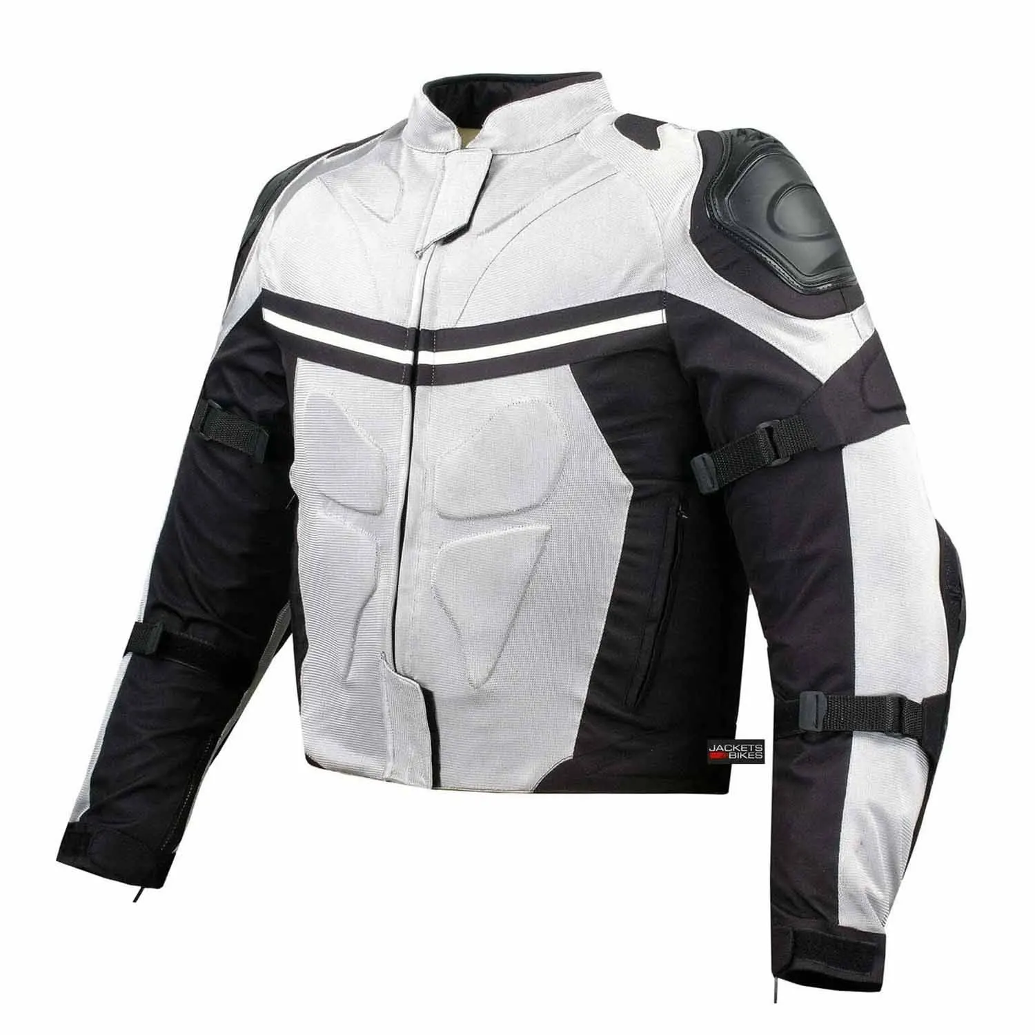 White Breathable Motorbike Motorcycle Waterproof Cordura Jacket/ Padded Production Work Inside OEM Custom Made Cordura Jacket