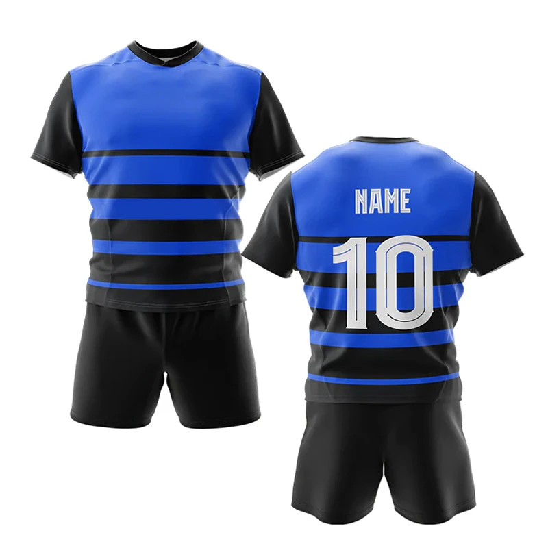 new arrival 2024 custom made OEM New Design sports wear Rugby Uniform with top quality fabric material quick dry rugby uniform
