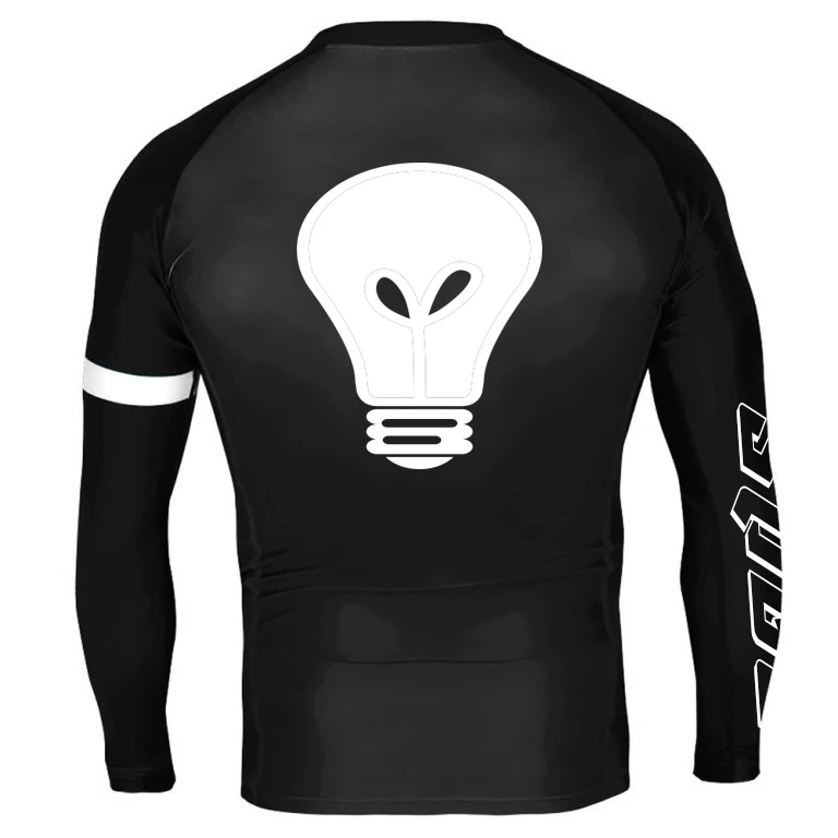 Full Black Sublimation Printed Rashguard Best Design Kickboxing Training Gear MMA Gear & Bjj Gear