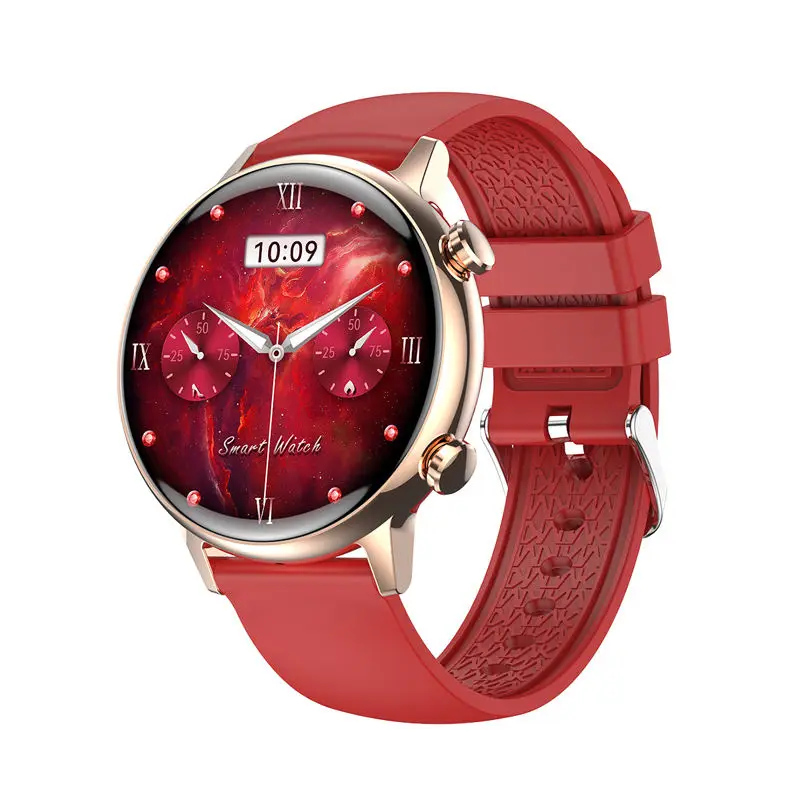 Fashion Ladies Smartwatch IP68 HK39 AMOLED Screen 1.1 inch Heart Rate Sleep Monitor Calling Women Smart Watch 2023