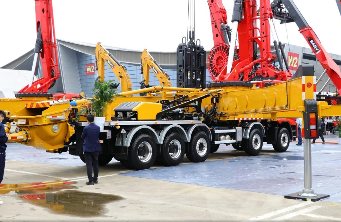 Sany Group 490HP 10x4 5-осный бетононасос 65 м грузовик для продажи