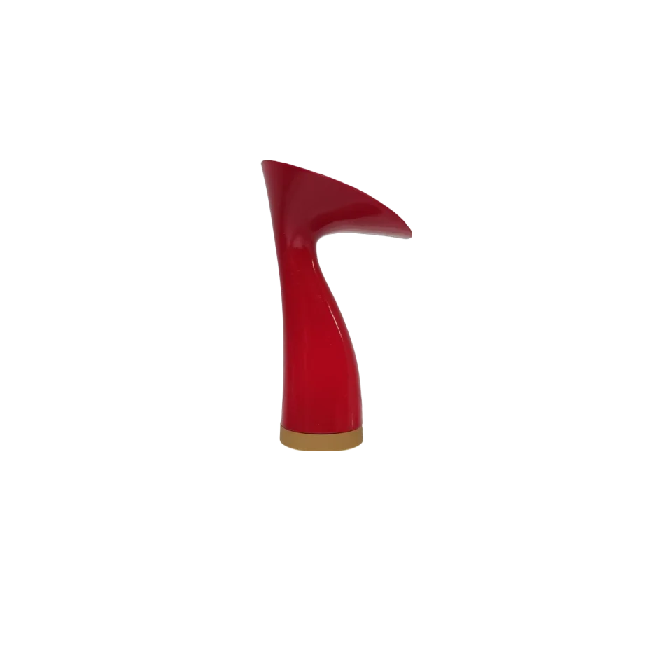 Italian Elegant Lady Footwear 85mm Wedges with ABS Spool Heel Vanplast High Quality Made in Italy Be Painted