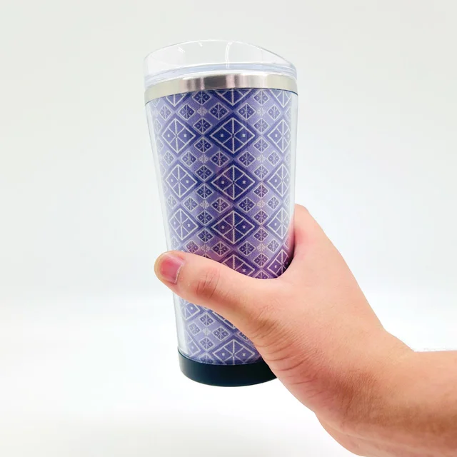 Высококачественный стакан для вина и кофе из нержавеющей стали 370 мл/крутой дизайн японской традиционной культуры «hakaori»