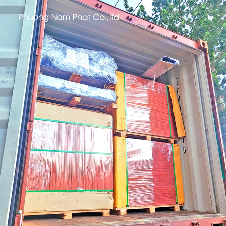 Vietnam Export 28mm LPL Plywood Film Faced Good Anti-Cracking Wear-Resistant Lasting Floor Shipping Containers Birch Material E0