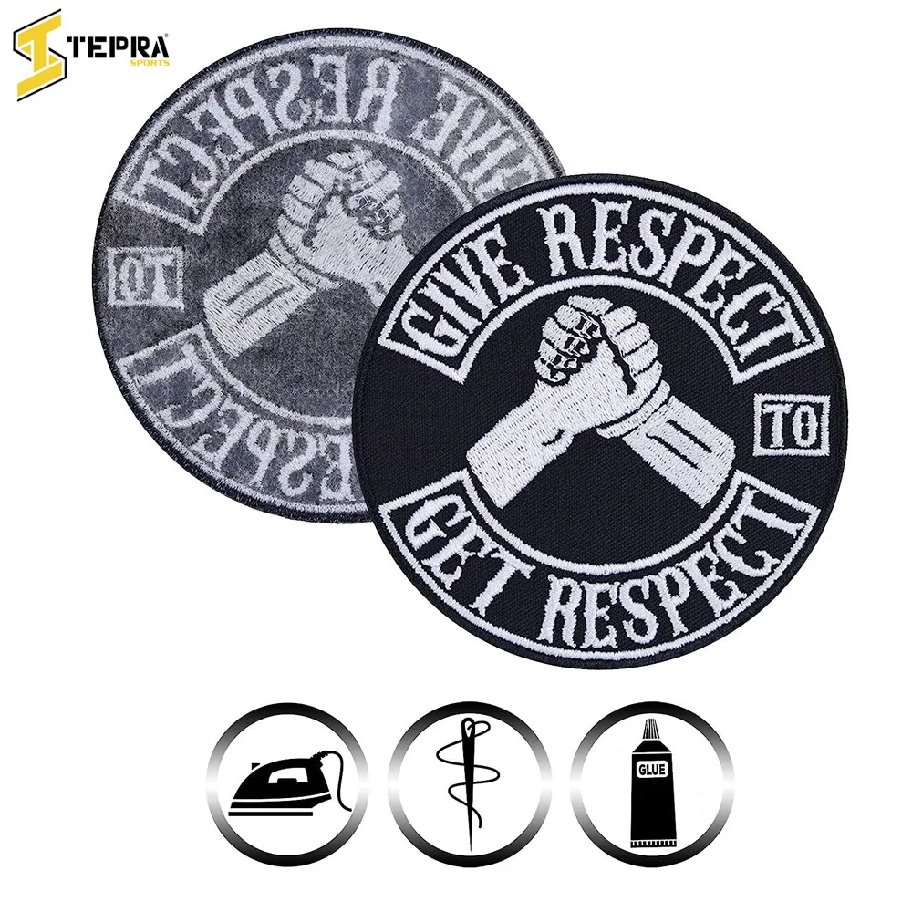in Different Design Hand Made Newest Embroidery Patches by TEPRA SPORTS Make Your Own Product