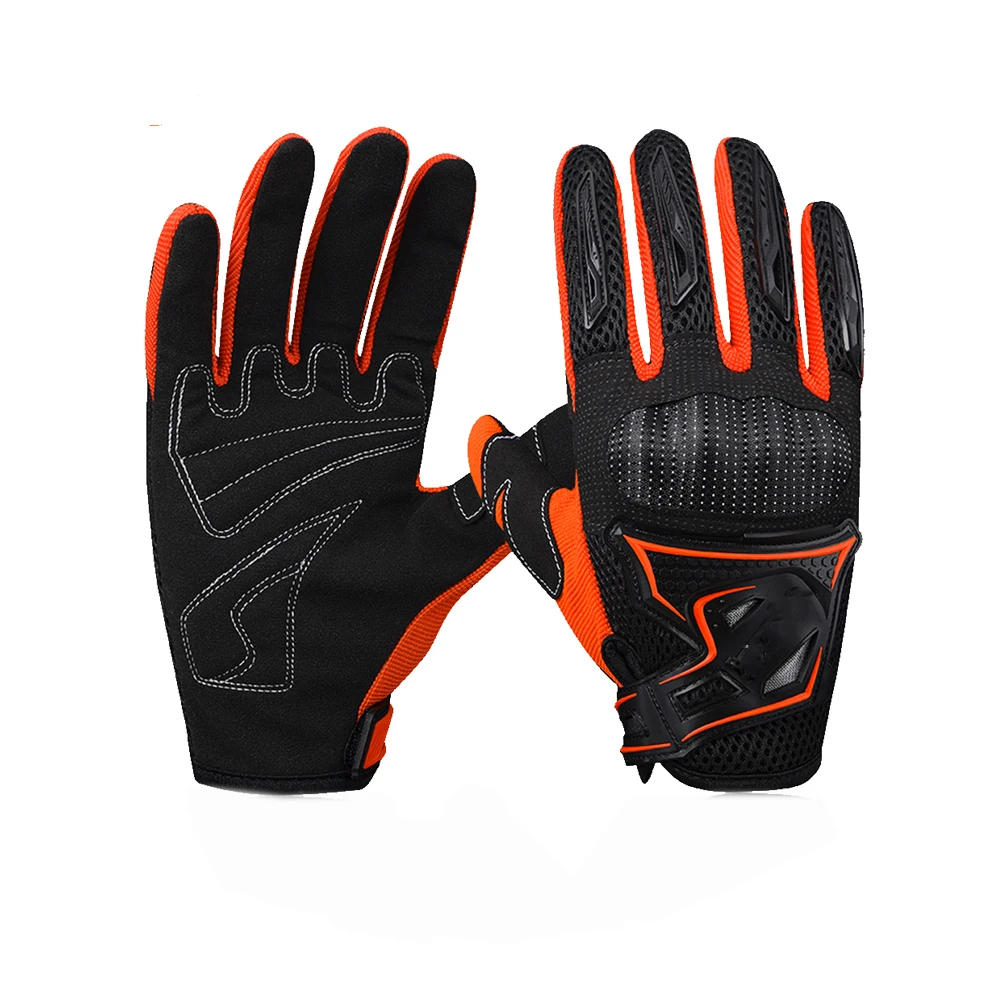 Motorbike Riding Protection Racing Gloves High Quality Leather Motorbike Gloves For Outdoor Racing Sports Gloves