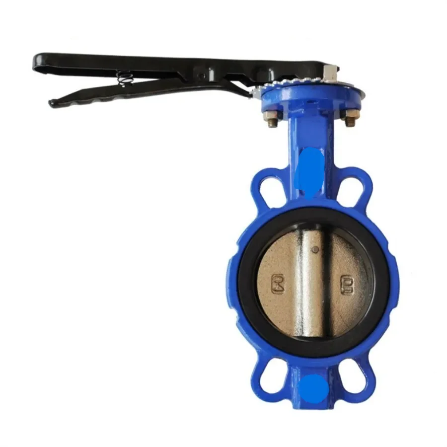 Professional Manufacturer Cast Iron EPDM Molding Wafer Type Butterfly Valve For Hot and Cold Domestic Water