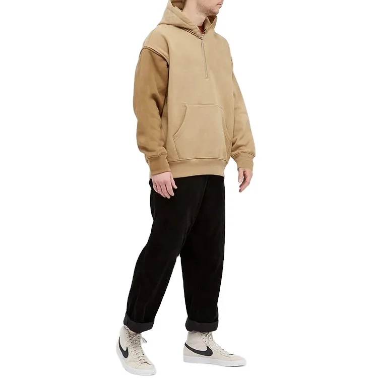 new trendy Custom casual streetwear padded hoodies unisex cotton sweatshirt hoodie 100%cotton hoodies high quality made in india