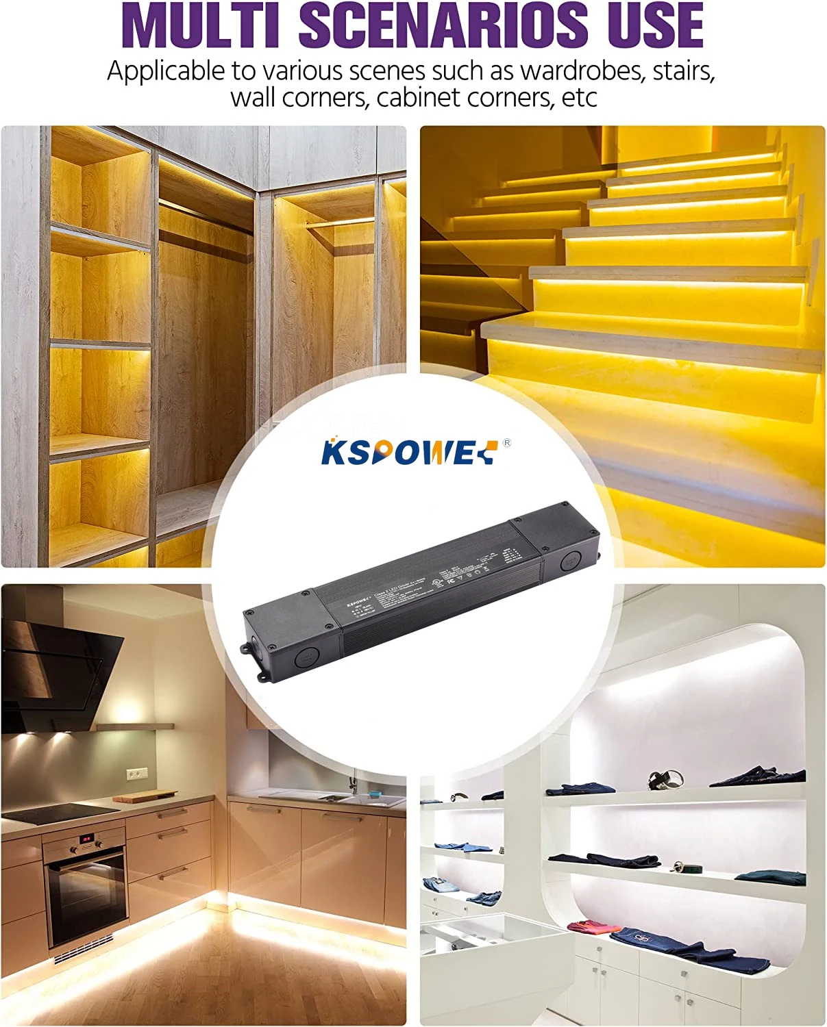 custom 80Watts universal input AC 100-277V 12volts 24volts 36volts 48volts transformer electronic ip65 led driver for LED lamps