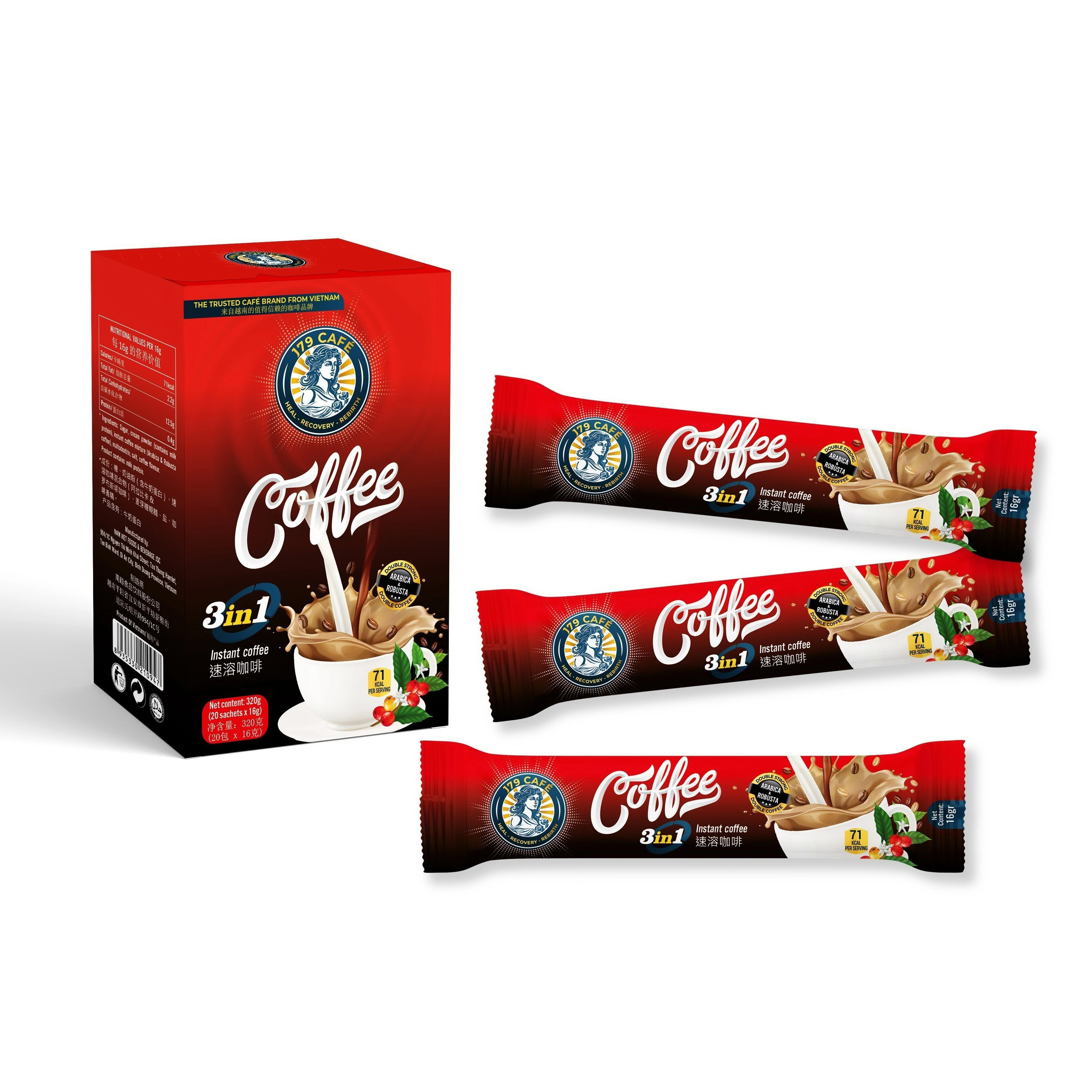 J79 Arabica & Robusta Instant Coffee 3 in 1 (Blend)