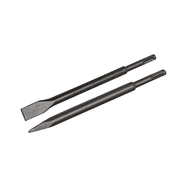 2Pc SET M shank 14mm length 250mm 1/4 inch Hex Shank Tri-Point Paddle Spade Drill Bits Set in wooden box