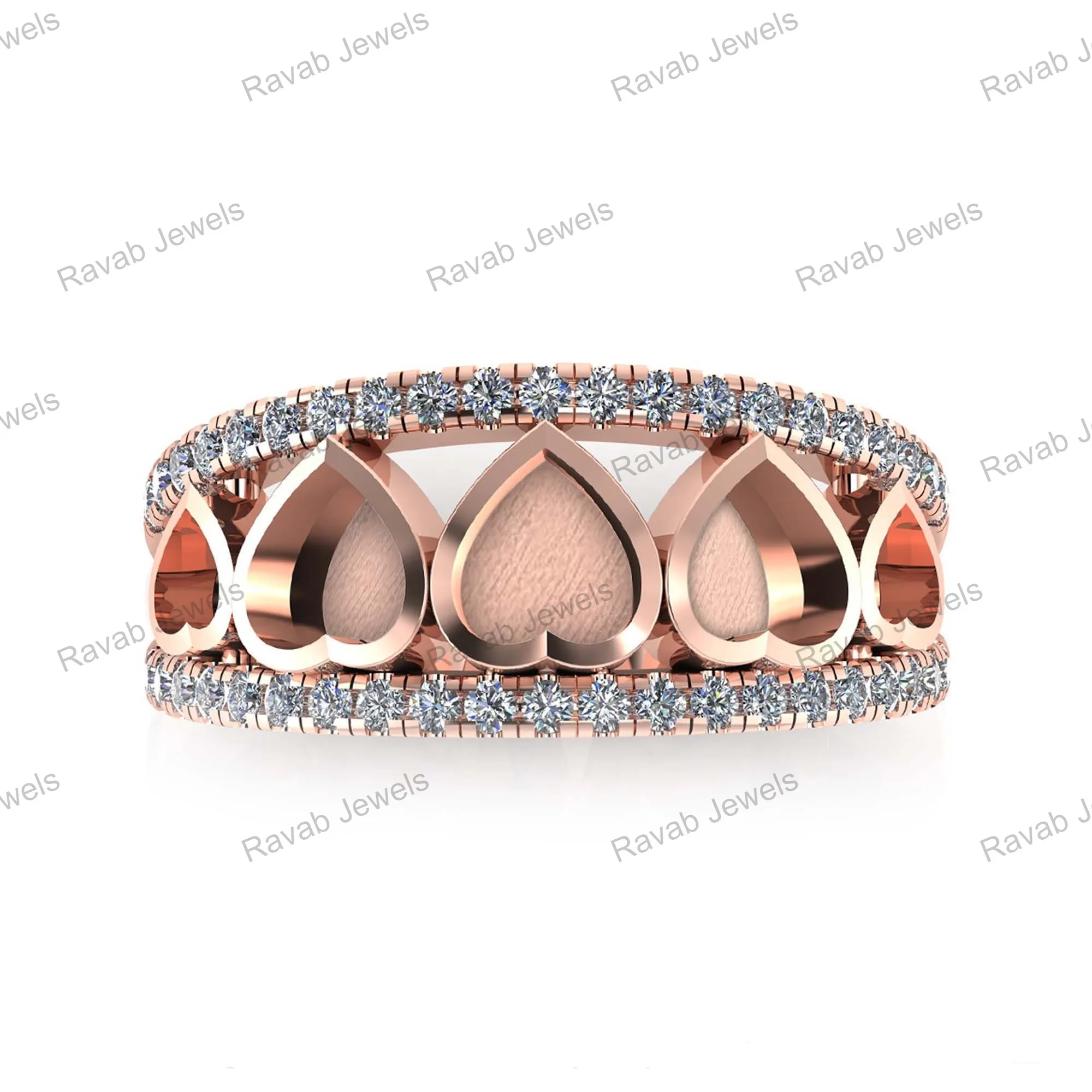 2024 Resin Bezel Zircon Heart 5mm Handmade Double Band Women Wedding 925 Sterling Silver Ring Breastmilk Keepsake Jewelry