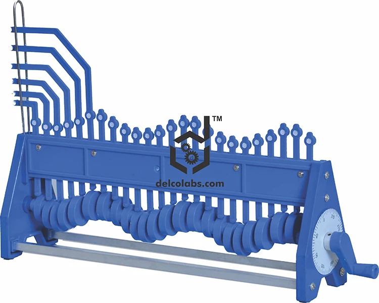 Physics Lab Supply High Quality Educational Equipment Customized Plastic Material Use Wave Apparatus Plastic 24 Pulleys for Sale