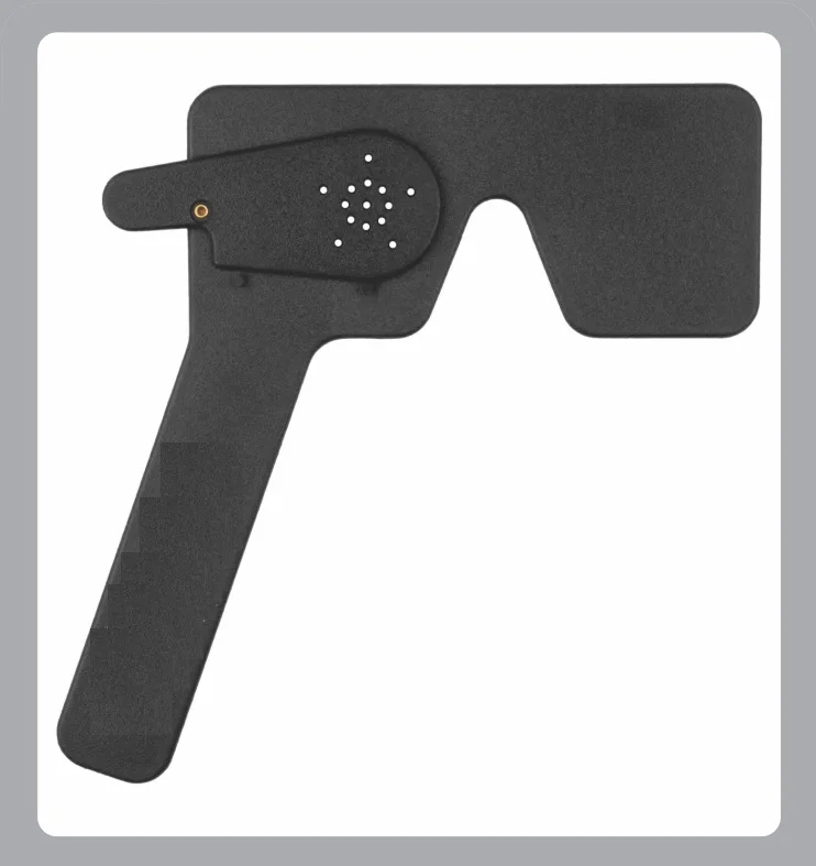 Mars International Ophthalmic Eye Occluder with 14 Pinholes for Ophthalmologists, Orthoptists and Optometrists to Eye Exam Black