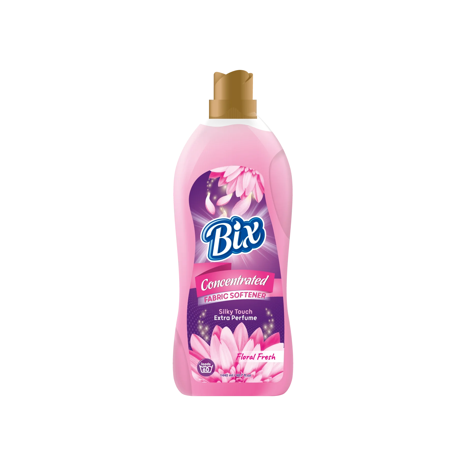 Bix Fabric 1440 ml 48,7 fl.oz Premium Product Silky Touch Extra Perfume Original Fresh Softener