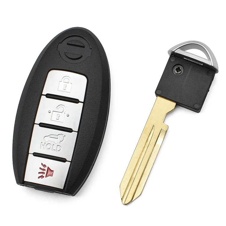 4 кнопки смарт-ключи от автомобиля Замена NSN14 Blade чехол для ключа N-issan