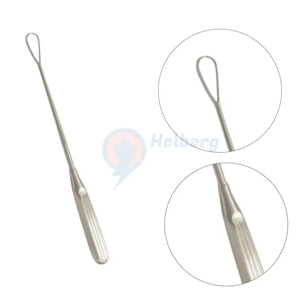 Recamier Sims Curettes 26 см Malleable Sharp 11 мм гинекология акушерство