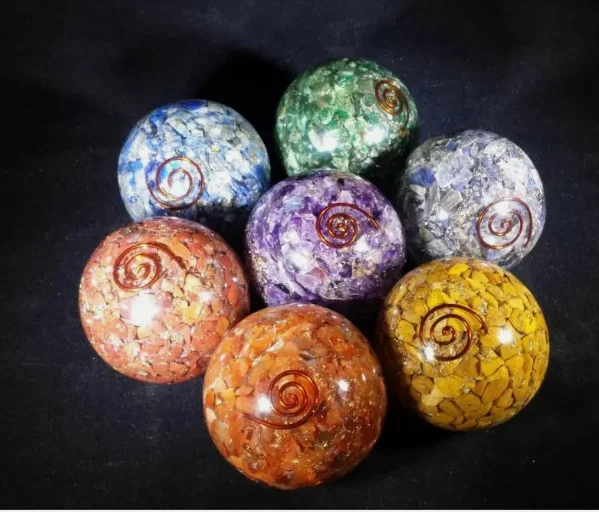 Красная яшма высокого качества оргонитовая Сфера оптовая продажа красивая красная орго сфера для продажи