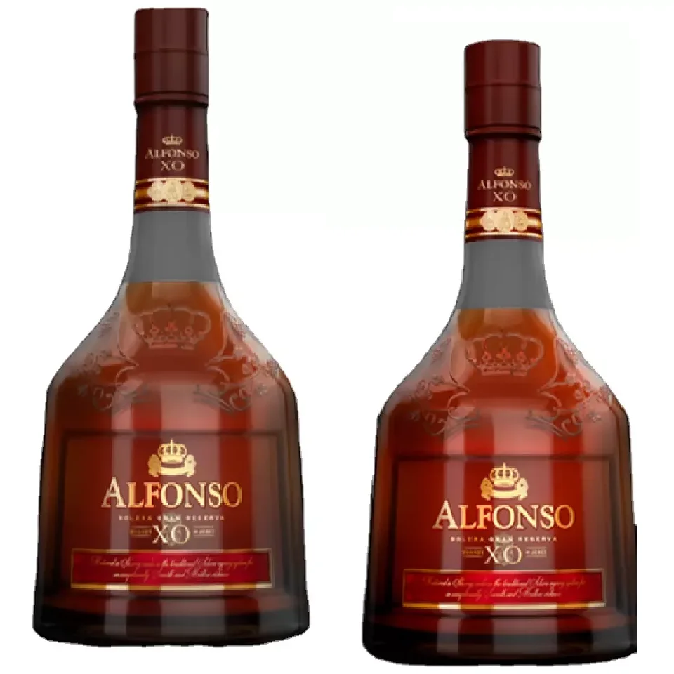 Spirits Vanilla Notes Slightly Sweet 40% Distilled Wine Gift Packing Bottle Packaging Alfonso XO Brandy