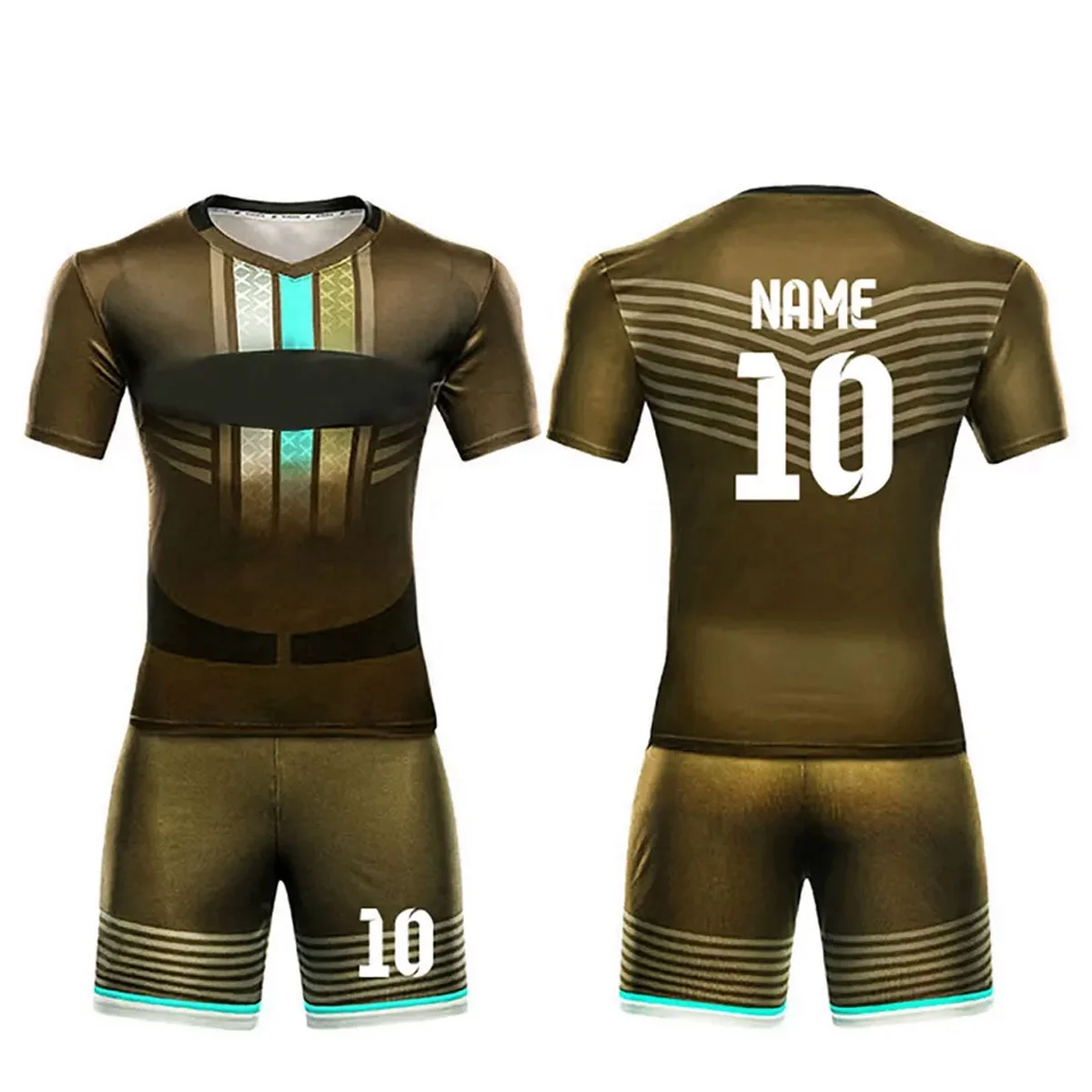 Wholesale Football Jersey Custom Uniform Designs Men Soccer Uniform Comfort Breathable 100% Polyester Quick Dry BY AZNAIB SPORT