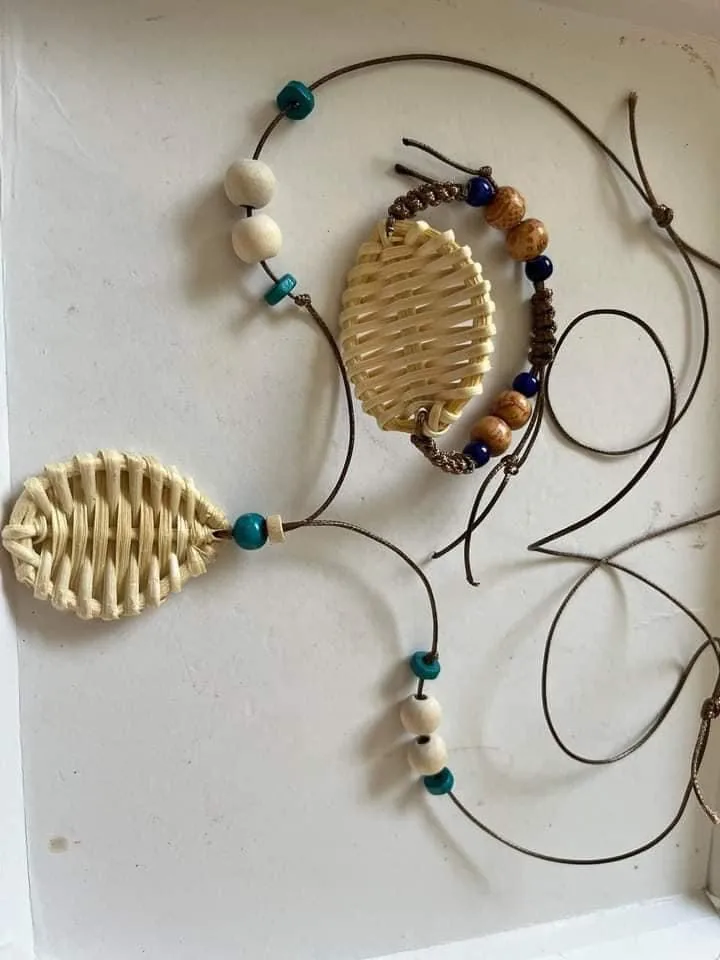 Hot New Design Jewelry Accessories Handmade Eco-friendly Vintage Bohemian Rattan Woven Earrings Made in Vietnam