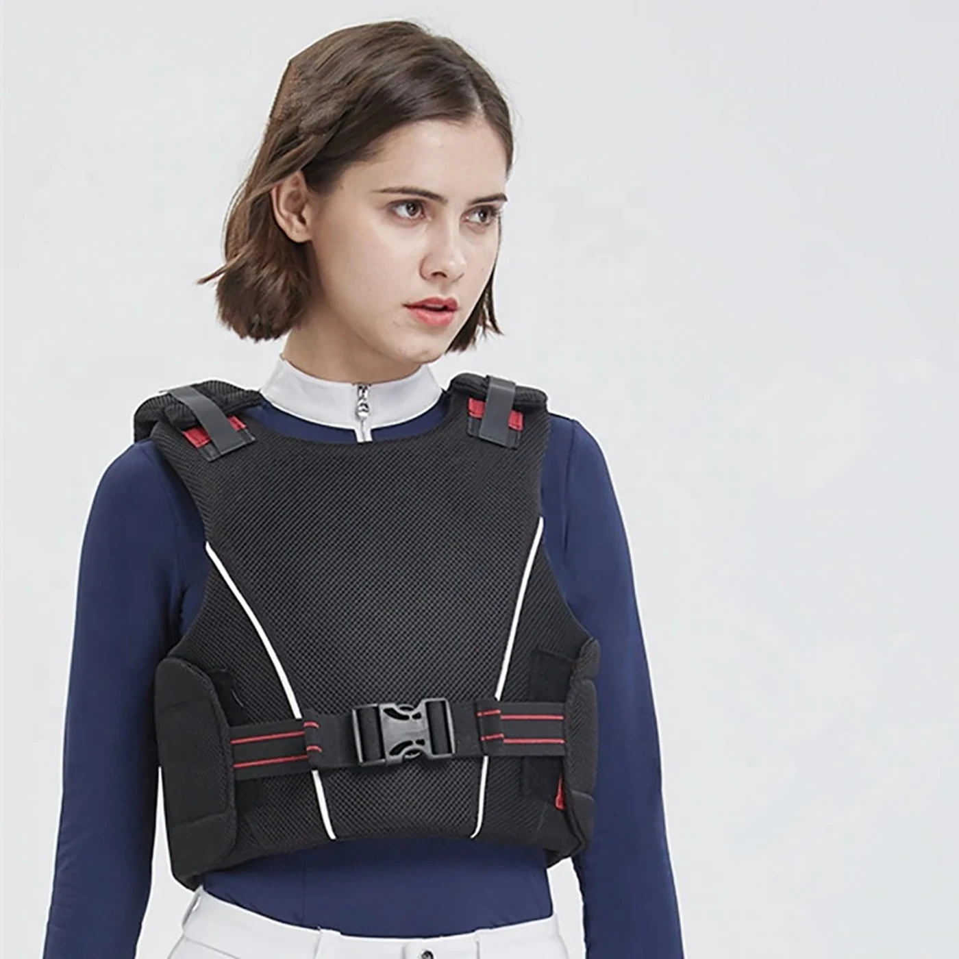 Latest Design Customized Logo Printing OEM ODM 2022 Professional Horse Riding Women Safety Vest