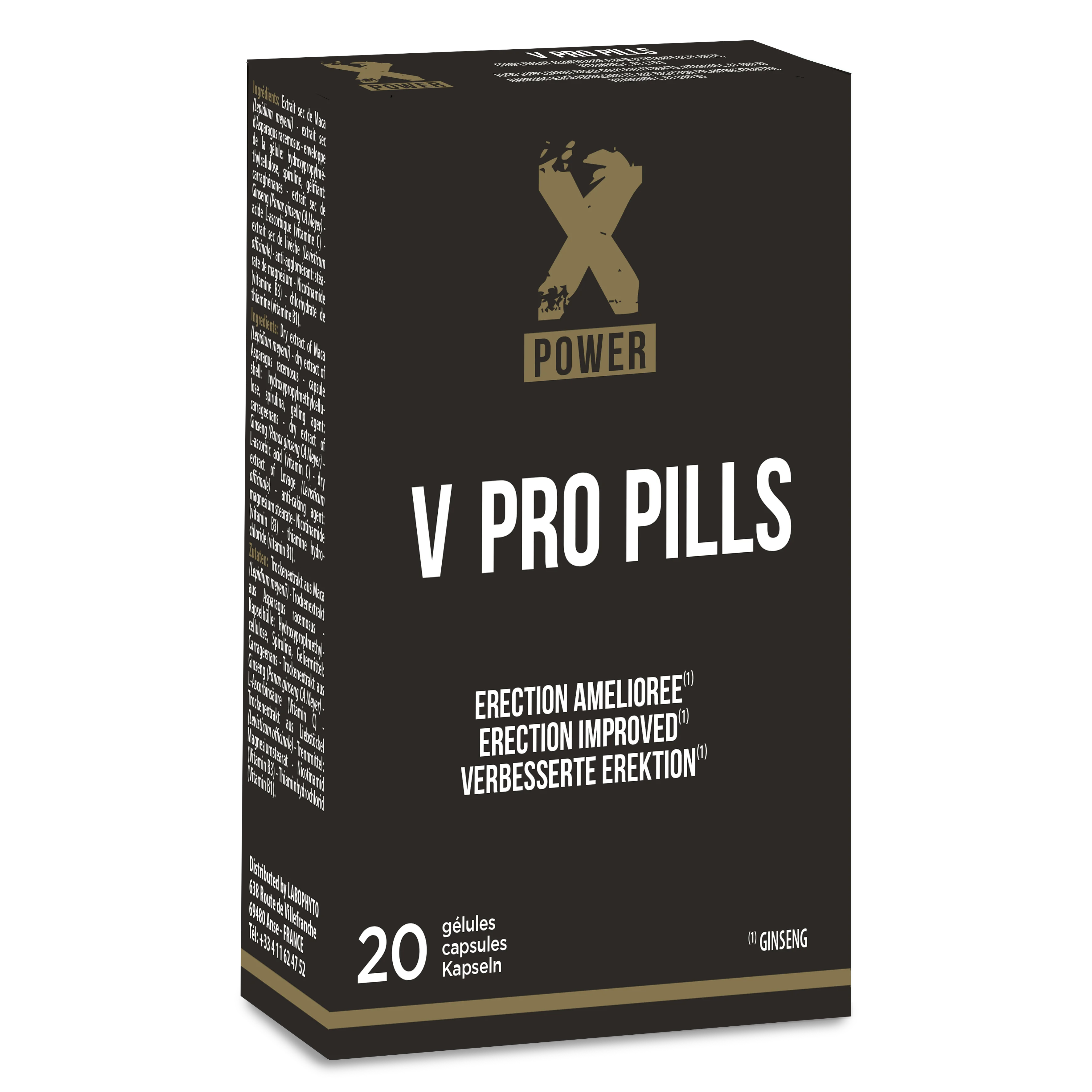 V PRO PILLS 20 CAPSULES vitamins strong erection delay premature ejaculation