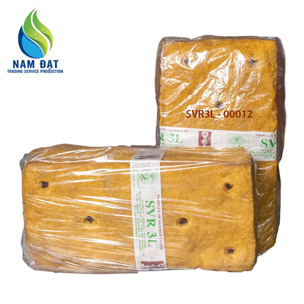 SVR3L - 00012 - High Quality Wholesale Yellow SVR 3L (TSR 3L) Natural Rubber with Wooden Pallets packaging from Vietnam