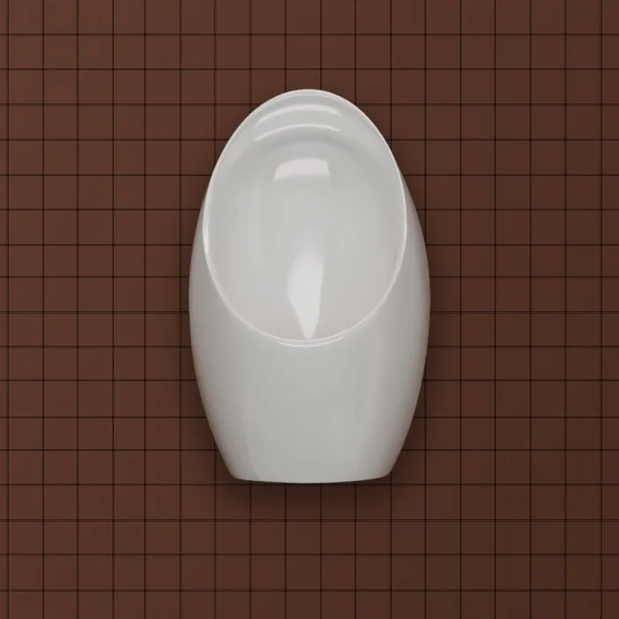 HELVEX Gobi Waterless Urinal Wall Mounted Urinals For Men Bathroom Commercial Urinal High Gloss Vitreous China