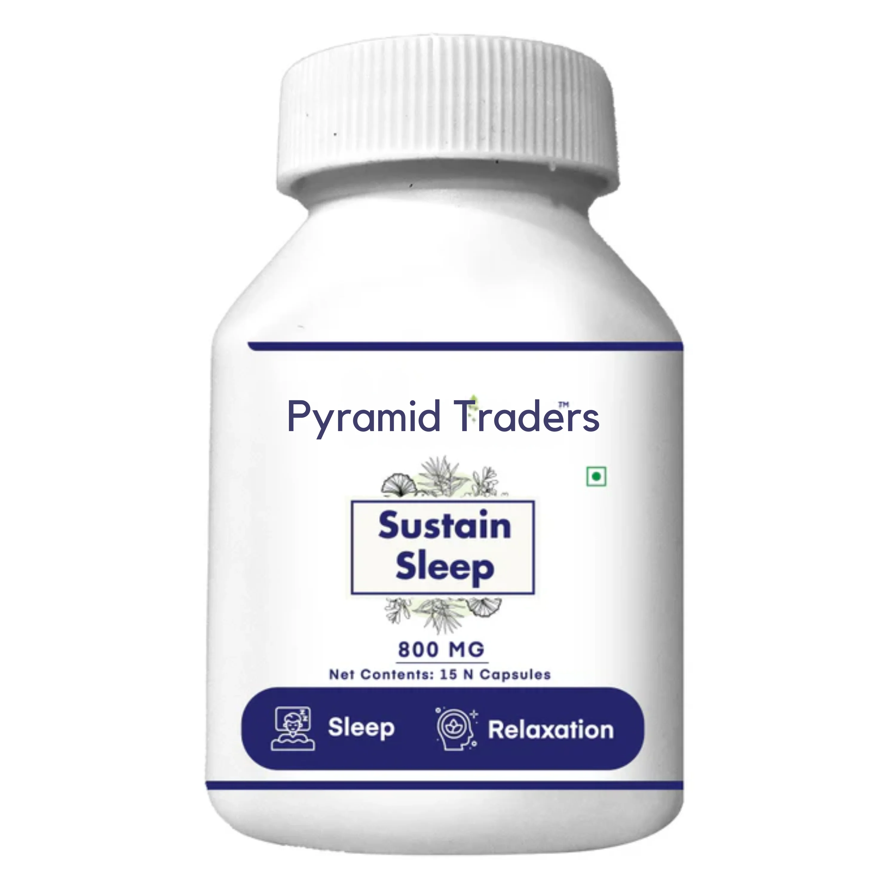 Sleep Support 15 Capsules Sleeping Supplement Melatonin Tagara Deep Sleep Aid Pills Anxiety Stress Relief Insomnia Pack Of 1