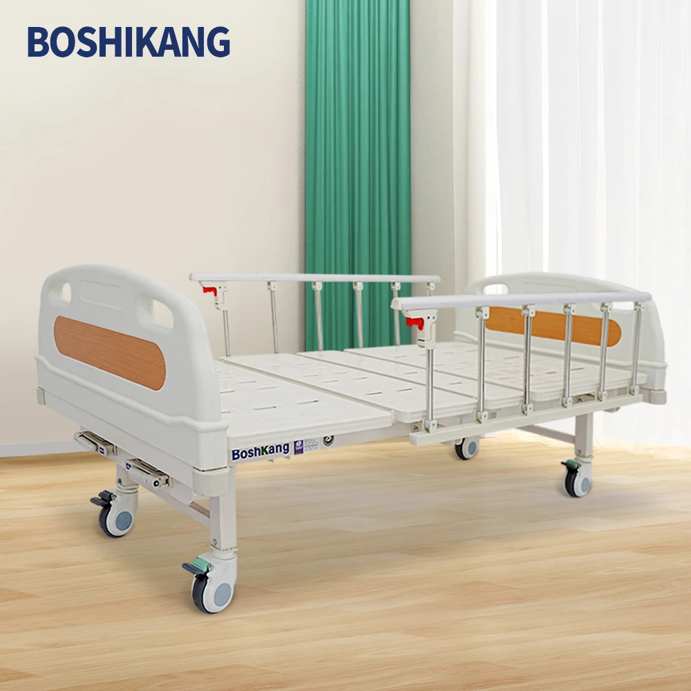 cheap price medical manual hospital beds for sale with Independent brake caster