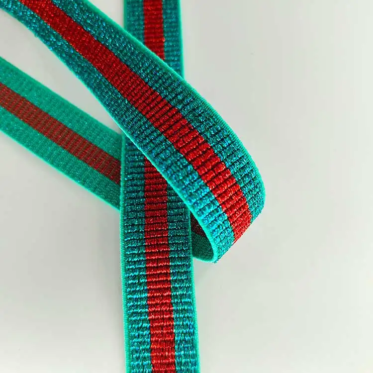 Custom Jacquard Woven Trim Peter sham Waistband Tape Elastic Fancy Elastic Band for Clothing