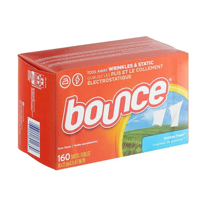 Direct Supplier Of Bounce Outdoor Fresh, 160 Count Fabric Softener Dryer Sheets At Wholesale Price