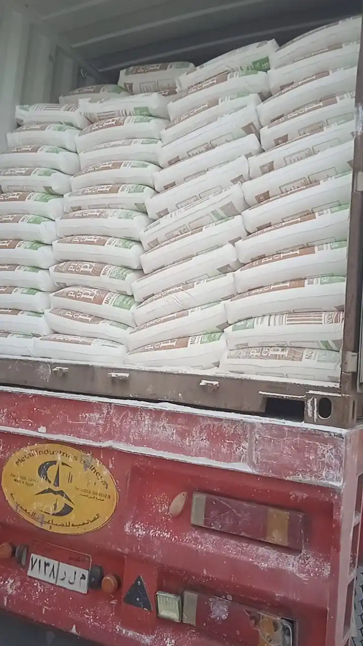 POP WHITE CEMENT TO TEMA PORT GHANA GYPSUM POWDER PLASTER