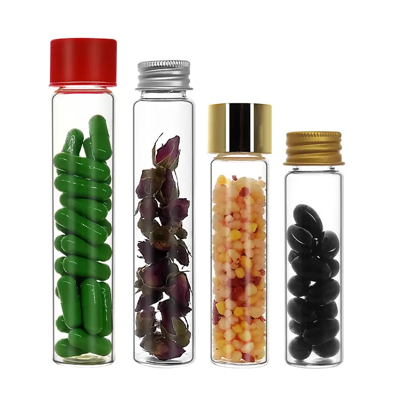 Custom Luxury Glass Tube Test Tubes For Conduct Experiments In Chemical Testing And Research Labs-20ml