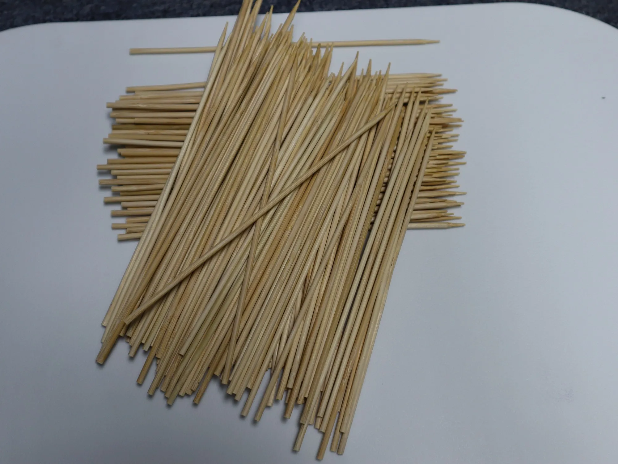 Fresh Bamboo Skewers Seaside BBQ Grill Durable Barbecue Sticks Meat Skewer For Party