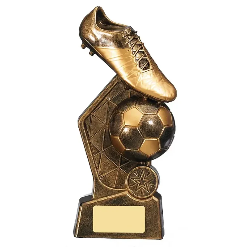 Hot Sale Business Decoration Sports Crystal Custom Modern Metal Trophy Award Gold Medals and Trophies For Best Player Customized
