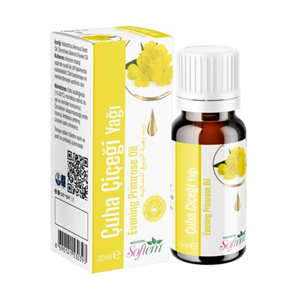 Softem Aksuvital 20ML Evening Primrose Body Oil Natural Herbal Oil from Turkey Best Quality at Price