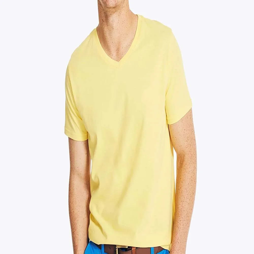 Next Level Mens Premium Sueded V-Neck shirt 6440-Banana T Shirts