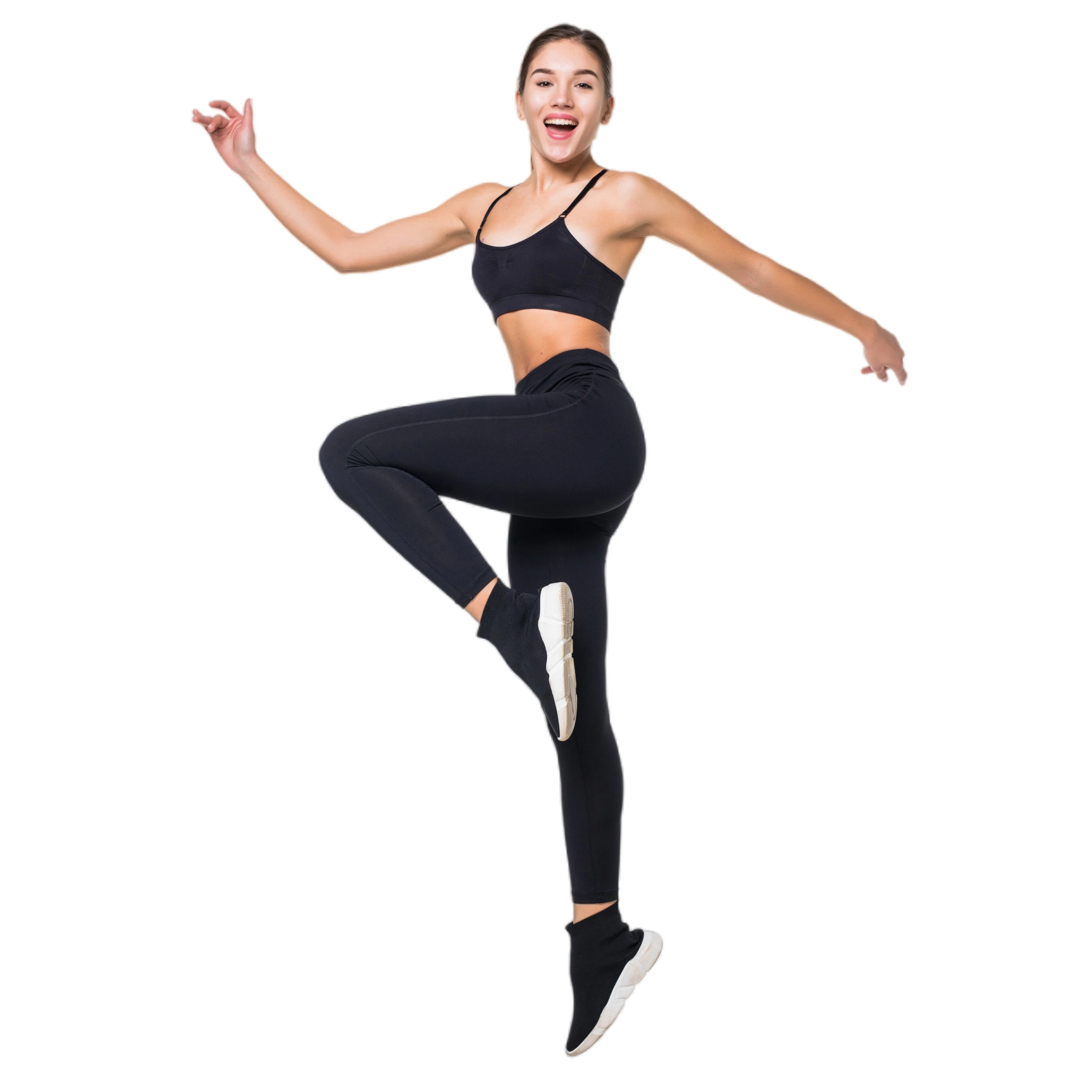 Hot Selling Product Private Label Soft Seamless 5pcs Yoga Fitness Set Stretchy Seamless Ribbed Yoga Gym Set Fitness Women