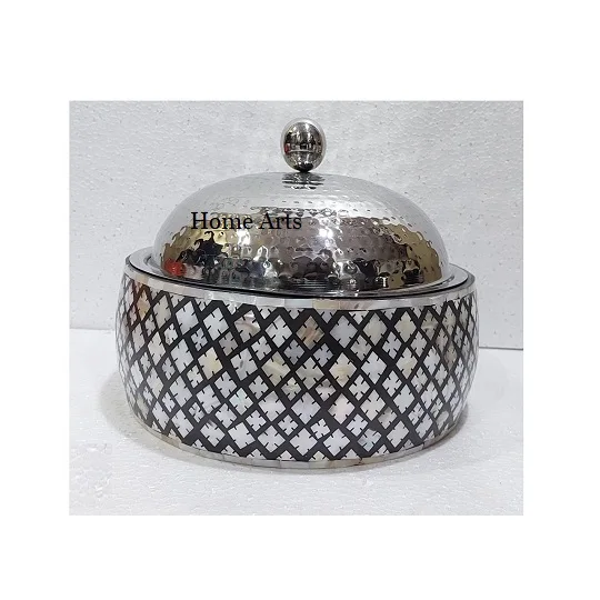 Advantageous Design Food Warmer Hot Pot With Prime Quality Round Shape Food Buffet Hot Pot For Hotel Ware Use