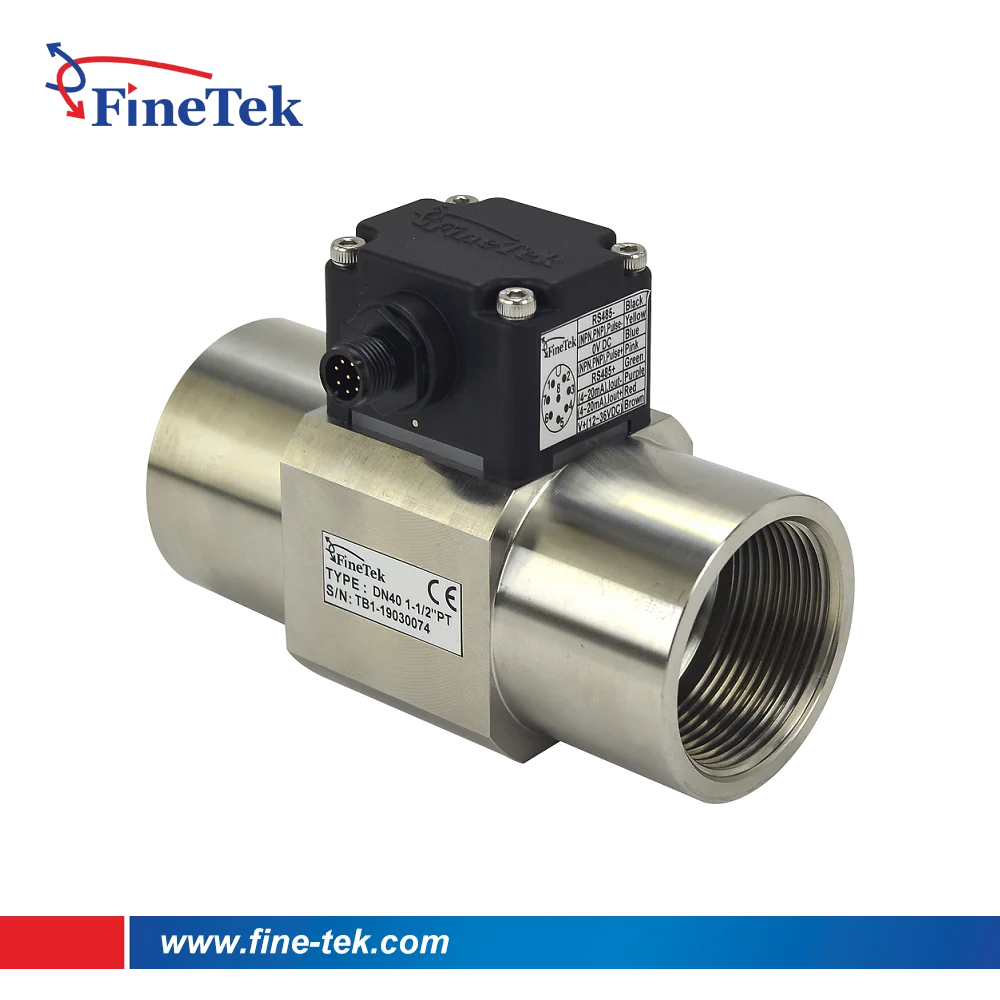 High Reliable Stainless Steel SUS Paddle Wheel Flow Meter for RO Water Processing