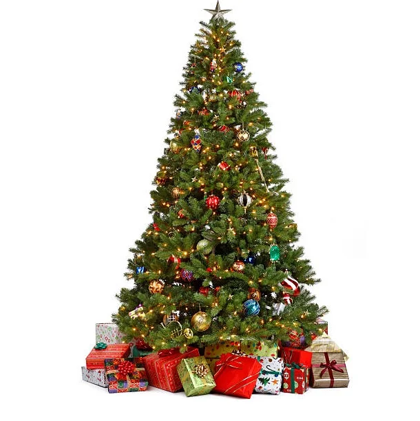 Hot Sale Artificial Christmas Tree With Led Lighting PVC Material Home Decoration Items Custom Design in Wholesale