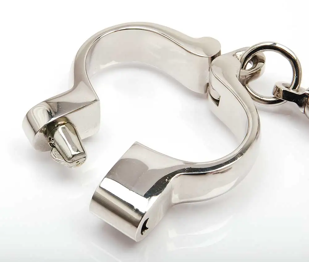 Stainless Steel Bdsm Bondage  Customized Size Kubind Handcuffs