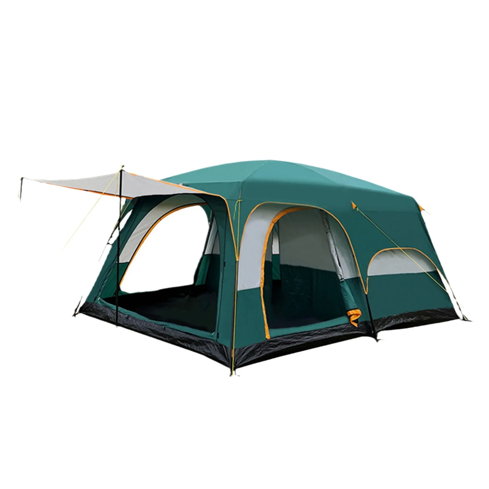 4 6 8 10 12 person family camping tent for travel portable frame tent luxury easy up canvas tent waterproof outdoor camping